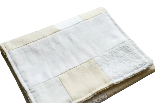 Beyaz & Krem Parça Bez – Silgi Bezi